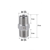 Обратный клапан 1/4" НР-НР (металл) Обратный клапан 1/4" НР-НР (металл)